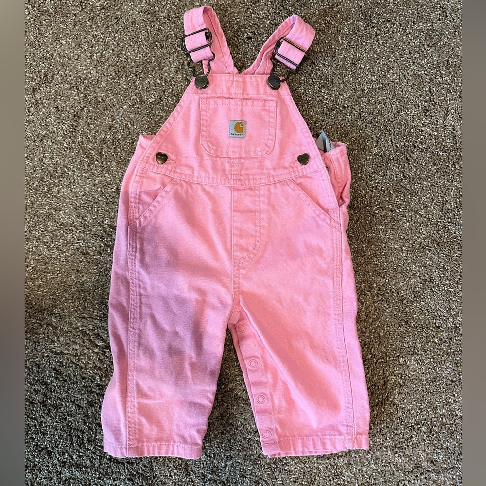 Baby carhartt overalls 6m